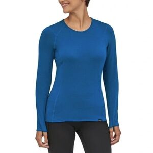 PATAGONIA WOMENS CAPILENE BASELAYER LONG SLEEVE LIGHTWEIGHT SHIRT SIZE XS TEAL